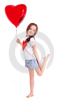 Girl with a balloon