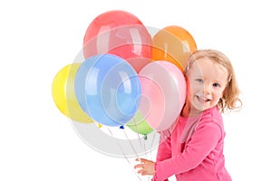 Girl with balloons img