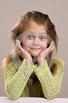 Girl at bar