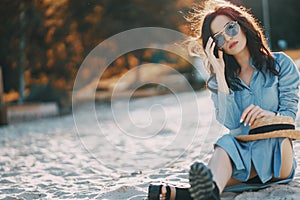 Girl on the beach