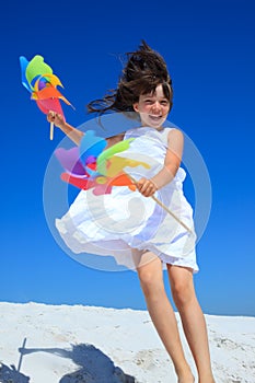 Girl on beach