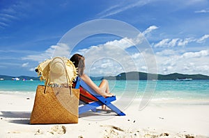 Girl on a beach