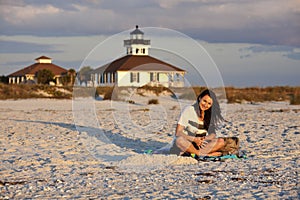 Girl on the beach