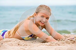 Girl on the beach