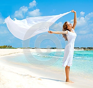 Girl on The Beach