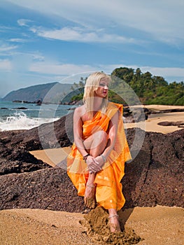 Girl on the beach