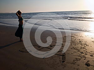 Girl on the beach