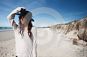 Girl on the beach