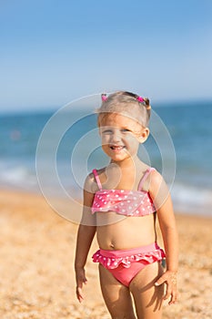 A girl on the beach