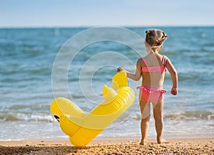 A girl on the beach