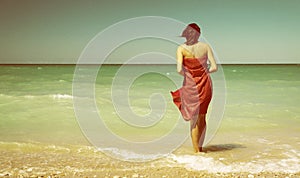 Girl on the beach