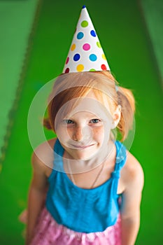 The girl at the birthday party