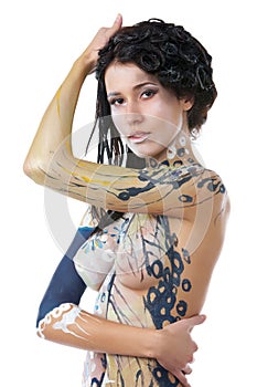 Girl,body-art