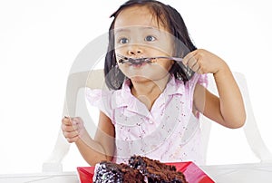 Girl with Cake