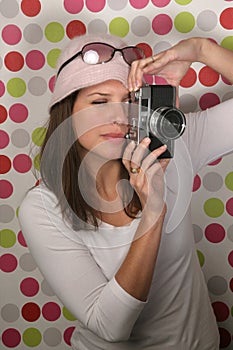 Girl with camera