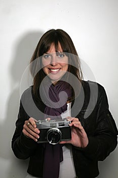 Girl with camera