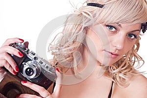 Girl with camera