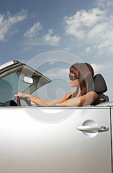 Girl and Car