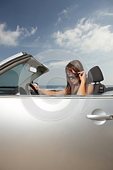 Girl and Car