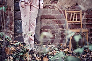 Girl and chair