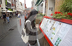 Girl at Chinese Restaurant