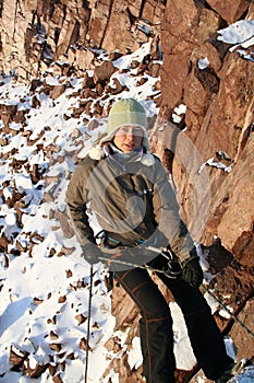 Girl climber