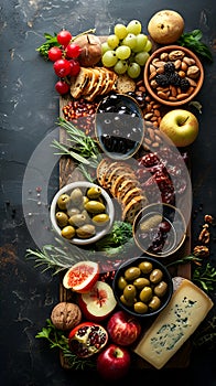 Girl dinner - The essence of it is simplified dinners, including plates of appetizers.