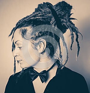 Girl with dreads