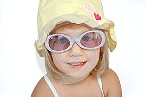 Girl Dressed for Swimming