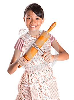Girl, Egg Beater And Rolling Pin II
