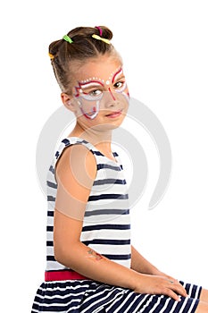 Girl With Face Painting