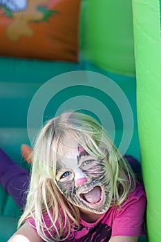 Girl with facepaint