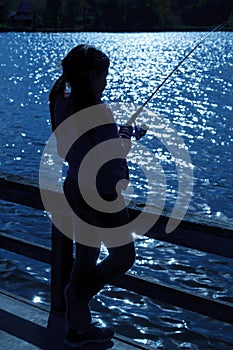 Girl Fishing