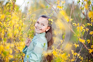 Girl in flowers