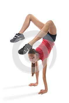 Girl gimnast