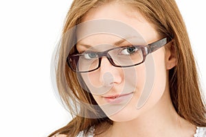 Girl with glasses