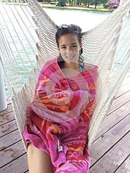 Girl in Hammock