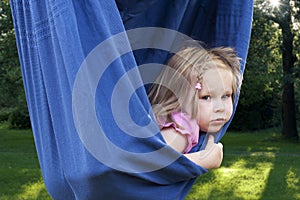 Girl in hammock