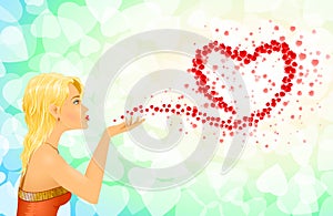 Girl Heart Sign Love Messages
