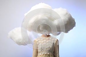 Girl with Her Head in the Clouds