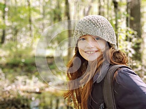 Girl on a Hike