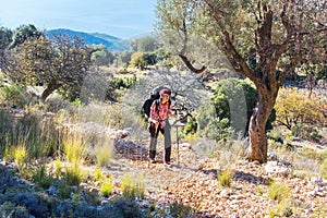 Girl in hike