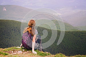 Girl hiker