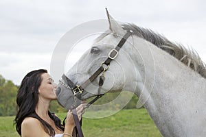 Girl and horse