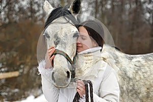 Girl and horse