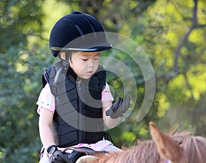 Girl and horse