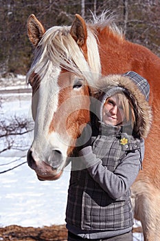 Girl with Horse