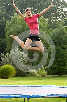 Girl Jumping