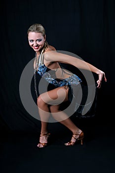 Girl latin dancer