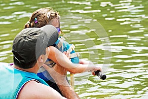 Girl Learning to Ski